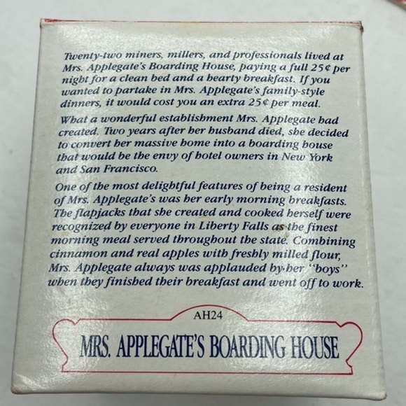 The Americana Collection Mrs. Applegate's Boarding House AH24 - Picture 9 of 10